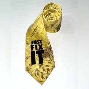 Home Improvement Tool Time Just Fix It Men’s Necktie‎ TV Handyman Grandpacore